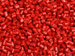 苏姆龙色母粒 新开发水果网套发泡专用大红色5042色母粒，支持颜色定制